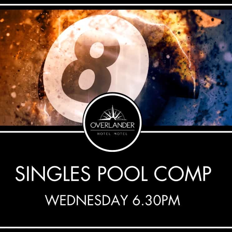 Singles Pool Comp - Wed 6:30pm