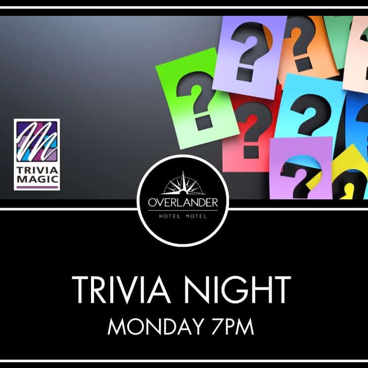 Trivia Night - Mon 7pm